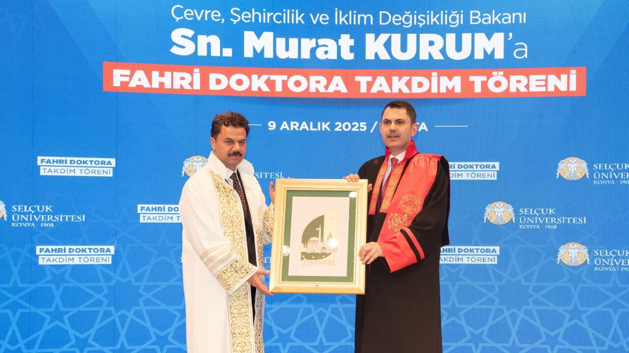 Bakan Murat Kurum’a mezunu olduğu Selçuk Üniversitesinde büyük ilgi 8